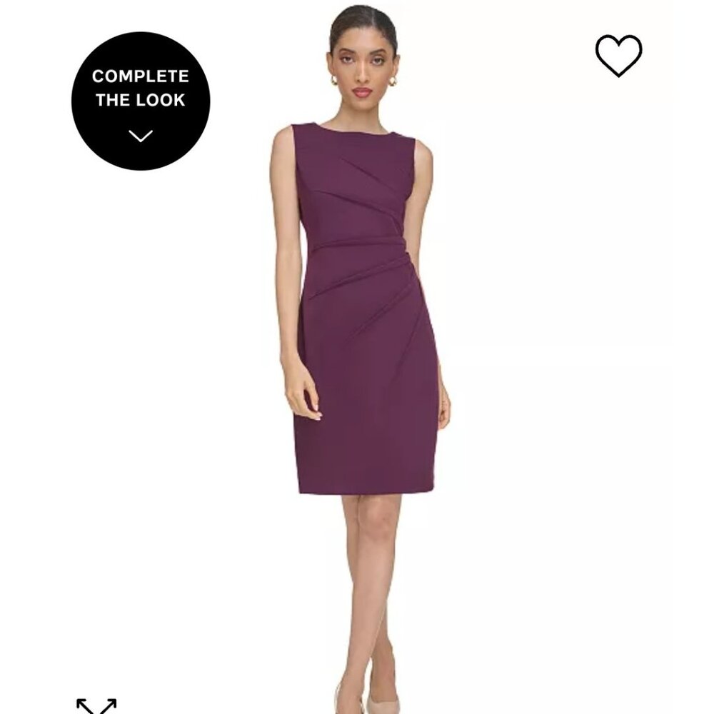 Calvin Klein Brand New Petite Starburst Sheath Dress